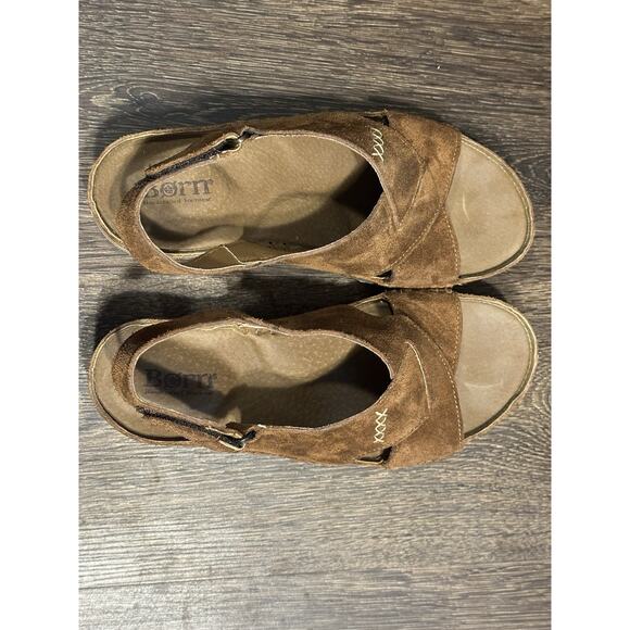 Born Women's Ebba Brown Suede Sandals SZ 8 - Picture 3 of 15
